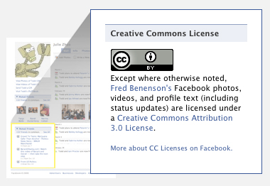 Creative Commons Facebook Application