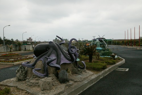 澎湖水族館章魚造型圖