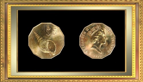 庫克島5元硬幣